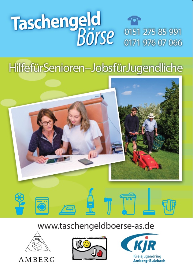 Taschengeldb�rse - Hilfe f�r Senioren - Jobs f�r Jugendliche